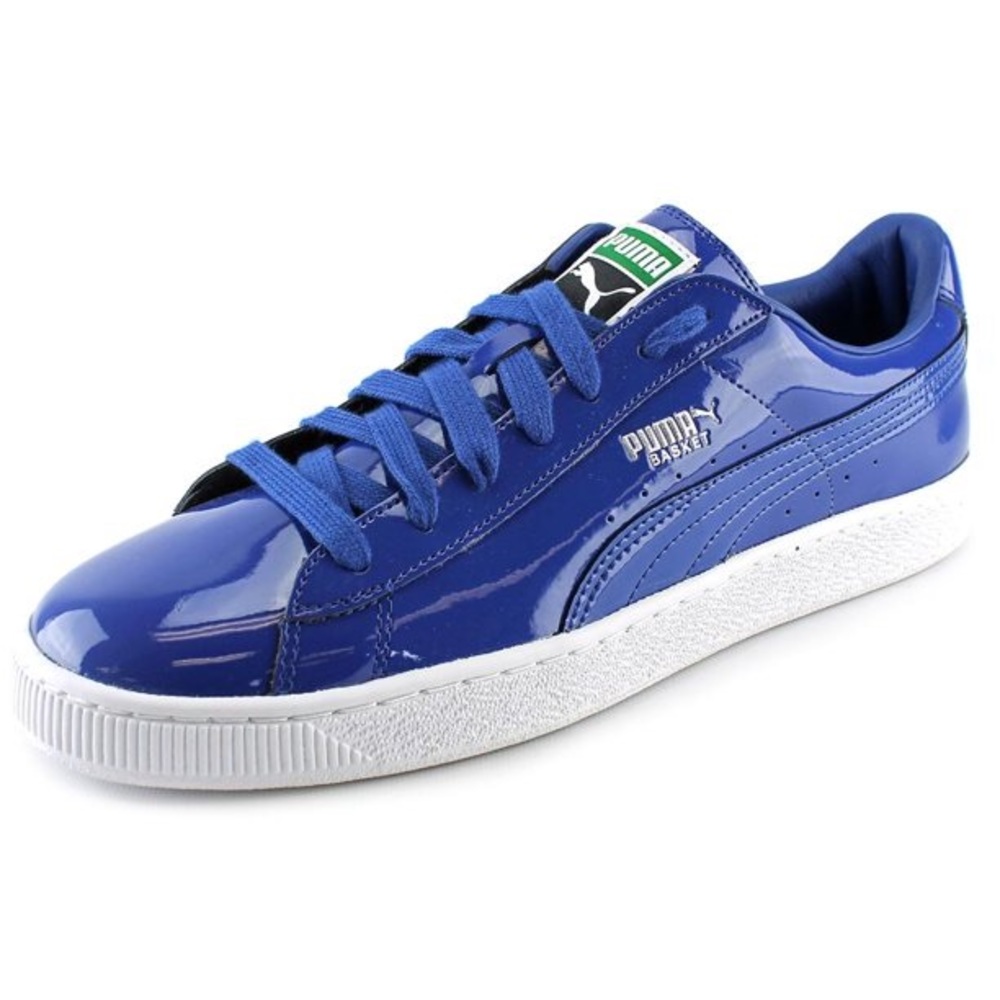 Free with $25 purchase! Blue patent Puma sneakers GUC. Size 8